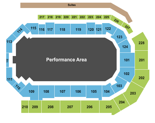 Enmarket Arena Monster Jam Seating Chart